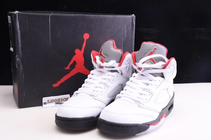 DA1911-102 Retro (2020) 5 Fire Silver Red Air Jordan Tongue 1009